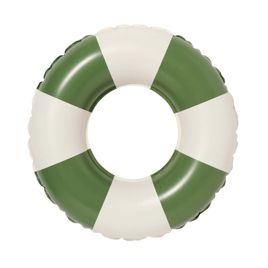SUNNYLiFE - Mini Tube Pool Ring Olive Stripe — BambiniJO Jordan