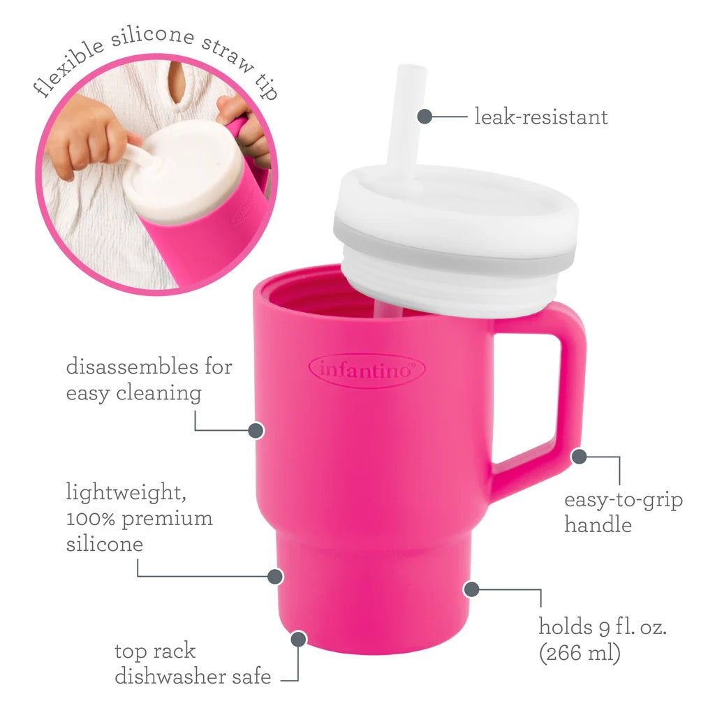 Infantino - My 1st Tumbler | 265ml | Bubble Gum