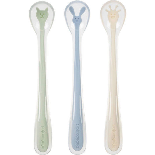 Bebe Confort - Soft Silicone Spoons 4m+ | 3pcs