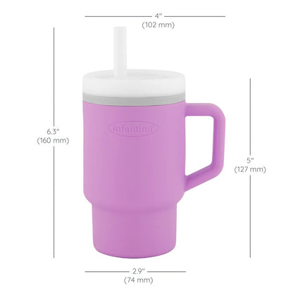 Infantino - My 1st Tumbler | 265ml | Bubble Gum