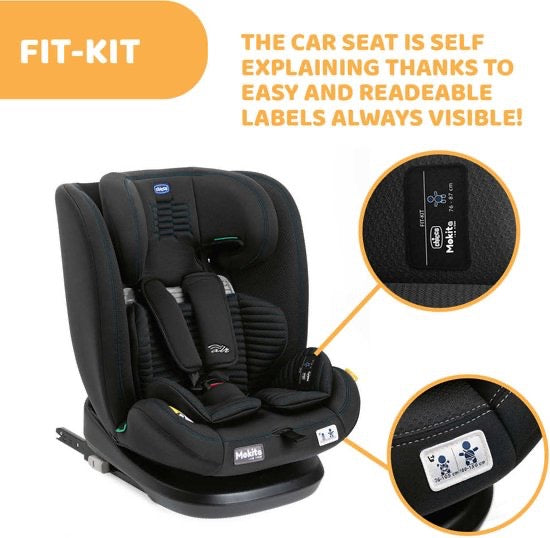 Chicco MOKITA I-SIZE Car Seat | Graphite Chicco MOKITA I-SIZE Car Seat | Graphite