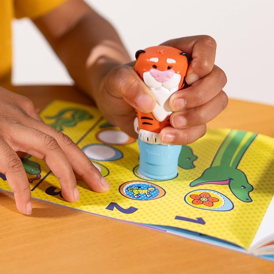 Melissa & Doug - Sticker WOW! Activity Pad + Stamp Set | Tiger Melissa & Doug - Sticker WOW! Activity Pad + Stamp Set | Tiger