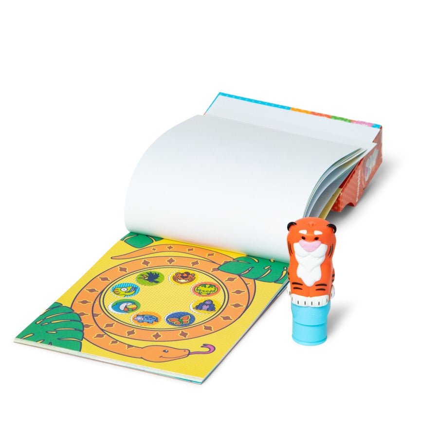 Melissa & Doug - Sticker WOW! Activity Pad + Stamp Set | Tiger Melissa & Doug - Sticker WOW! Activity Pad + Stamp Set | Tiger