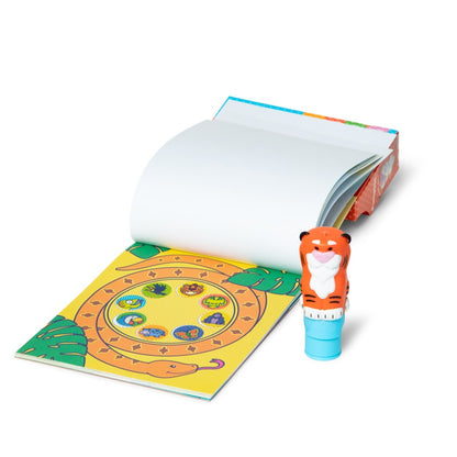 Melissa & Doug - Sticker WOW! Activity Pad + Stamp Set | Tiger