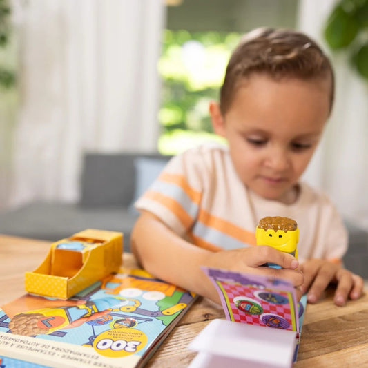 Melissa & Doug Sticker WOW! Pad + Stamp Set Bulldozer 3-6Y — BambiniJO Jordan