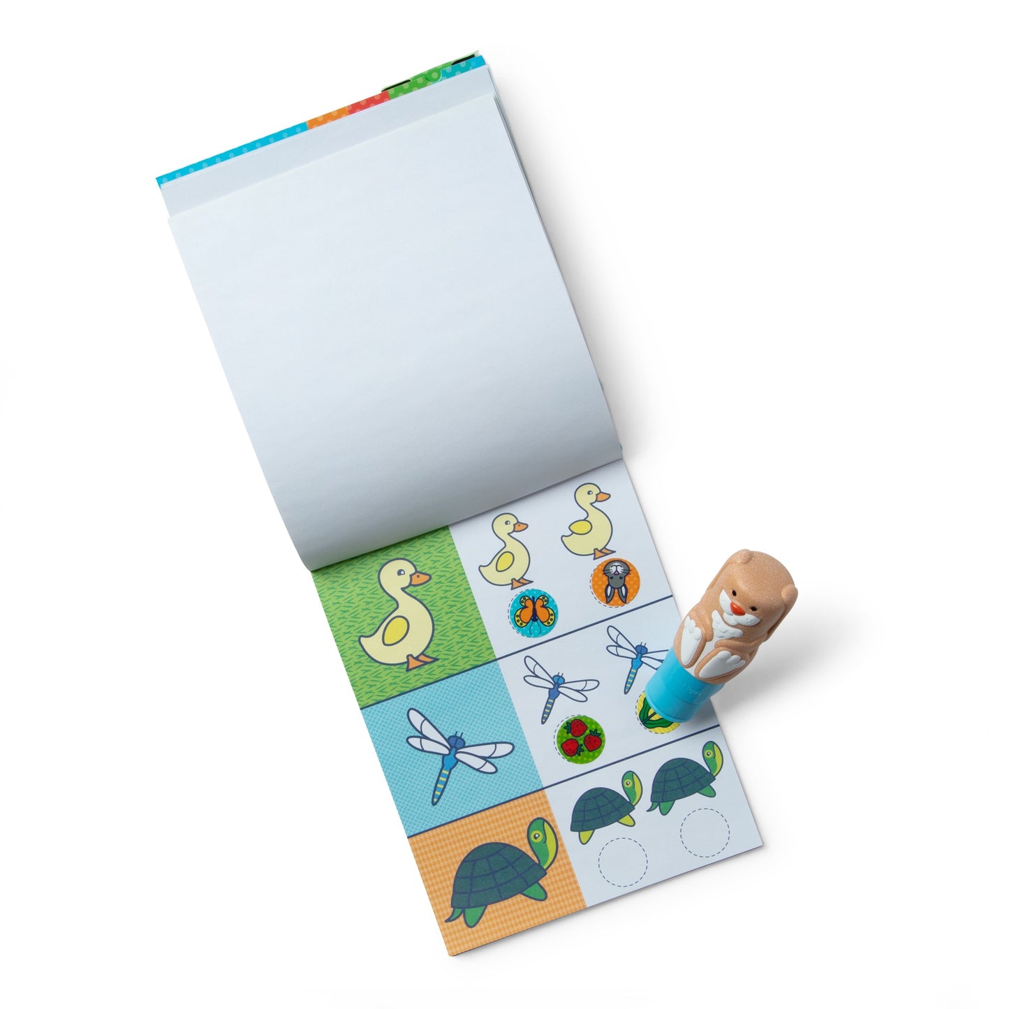Melissa & Doug - Sticker WOW! Activity Pad + Stamp Set | Bunny