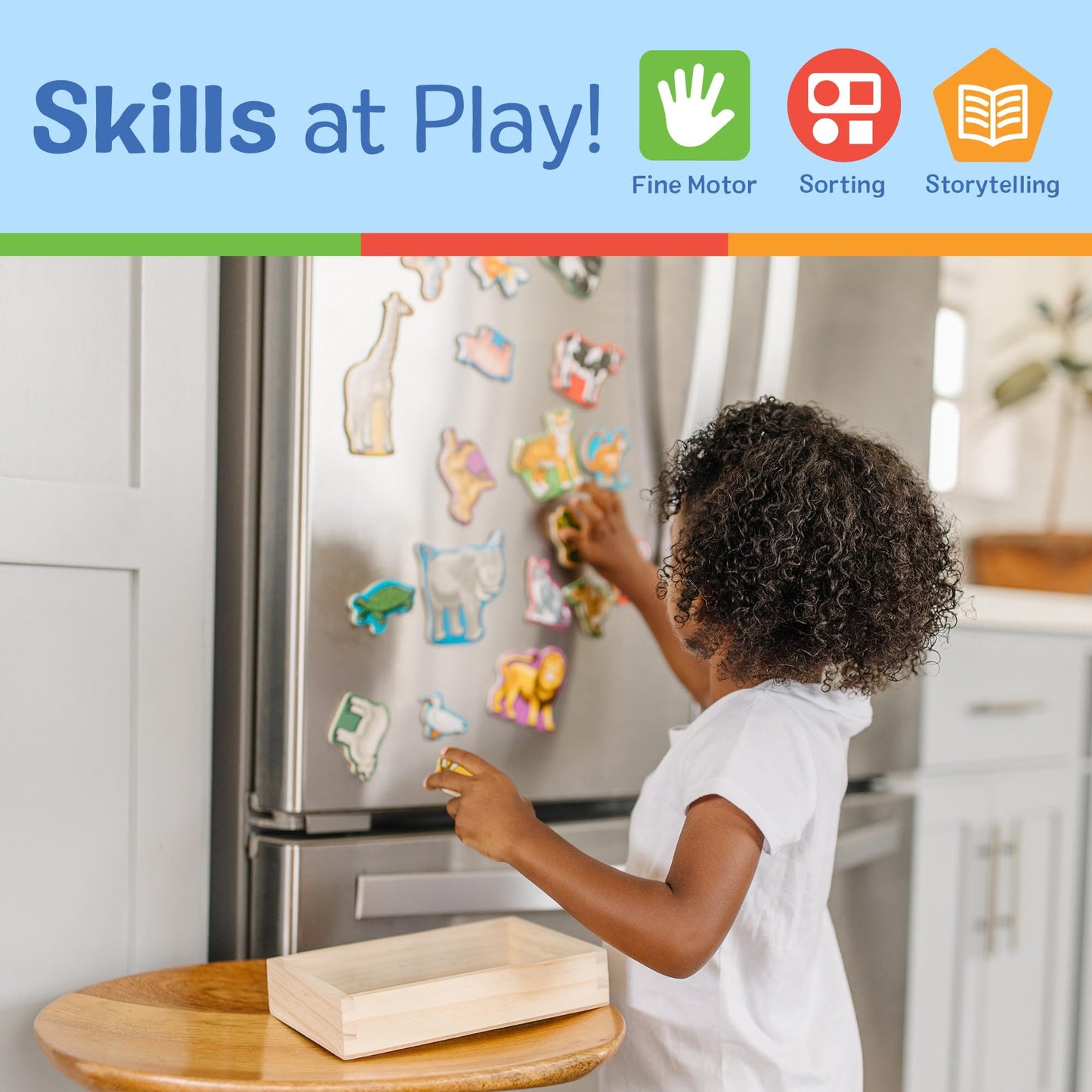 Melissa & Doug Wooden Animal Magnet