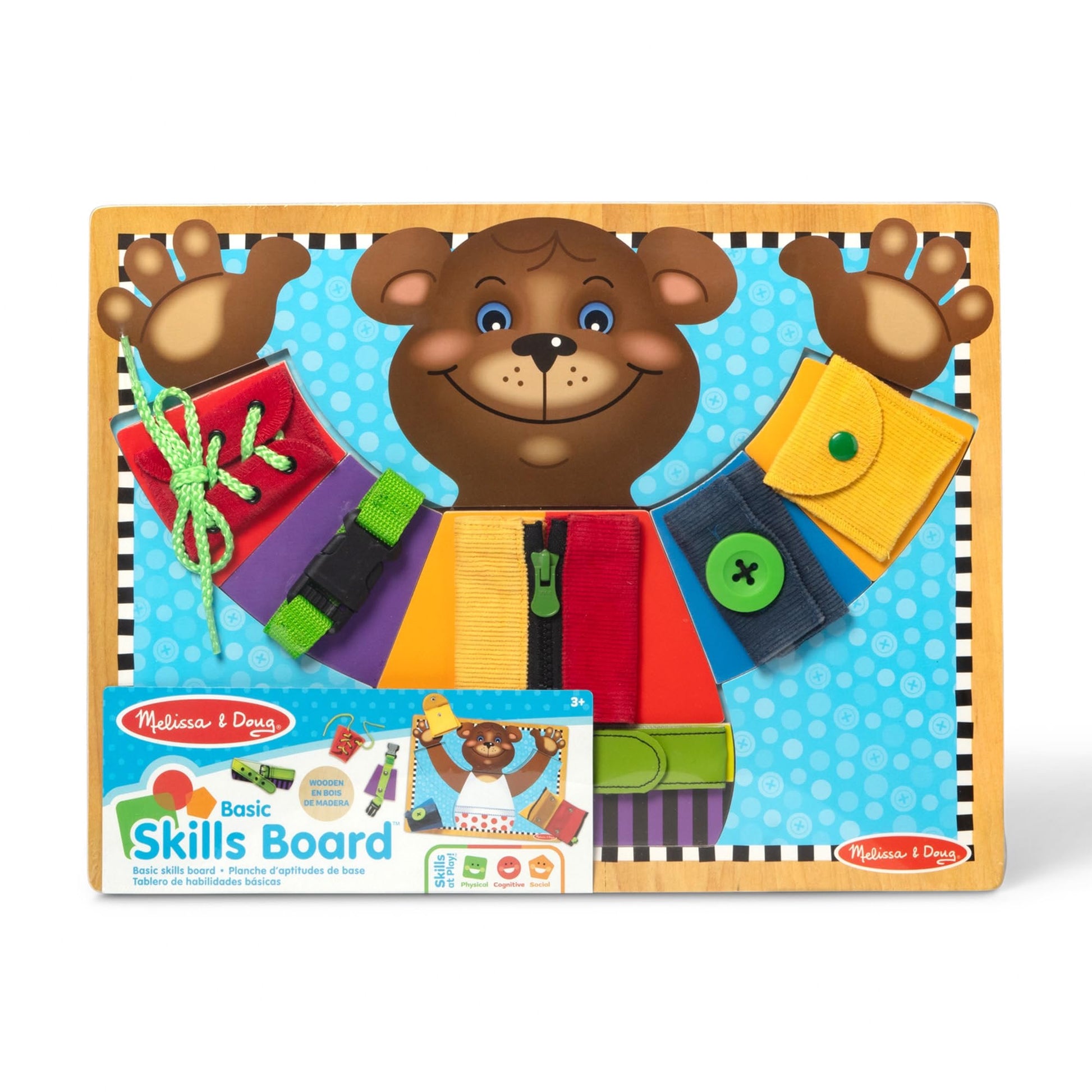 Melissa & Doug Basic Skills Puzzle Board 3Y+ Melissa & Doug Basic Skills Puzzle Board 3Y+