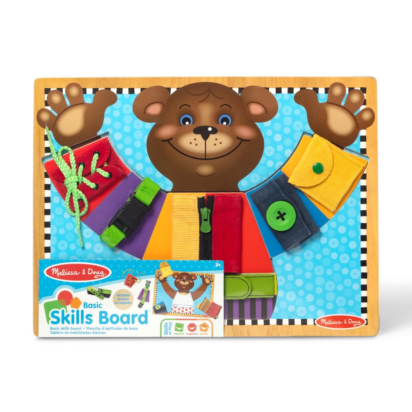 Melissa & Doug Basic Skills Puzzle Board 3Y+