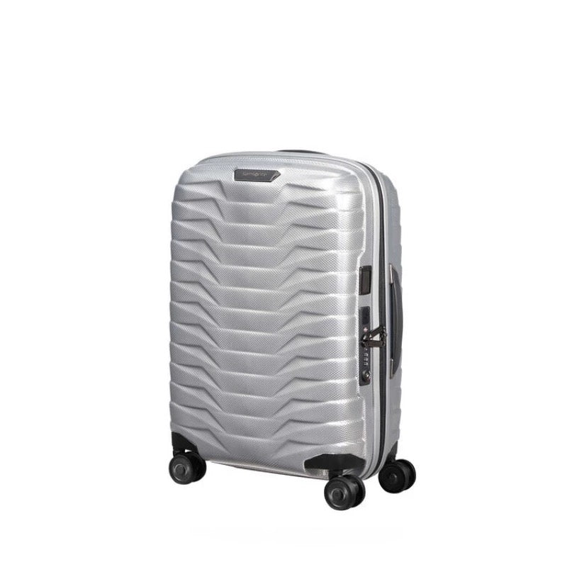 Samsonite - Proxis 55cm Expandable Cabin Spinner Silver | Cabin Samsonite - Proxis 55cm Expandable Cabin Spinner Silver | Cabin