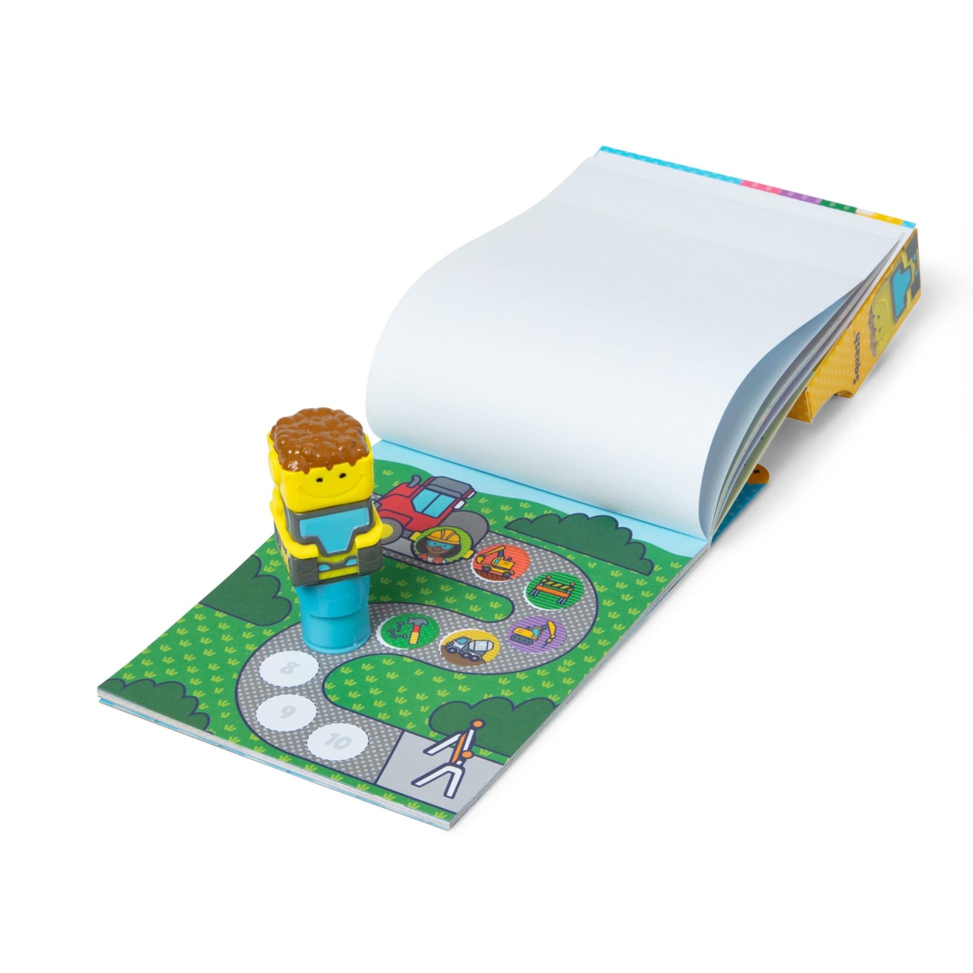 Melissa & Doug - Sticker WOW! Activity Pad + Stamp Set | Bulldozer Melissa & Doug - Sticker WOW! Activity Pad + Stamp Set | Bulldozer