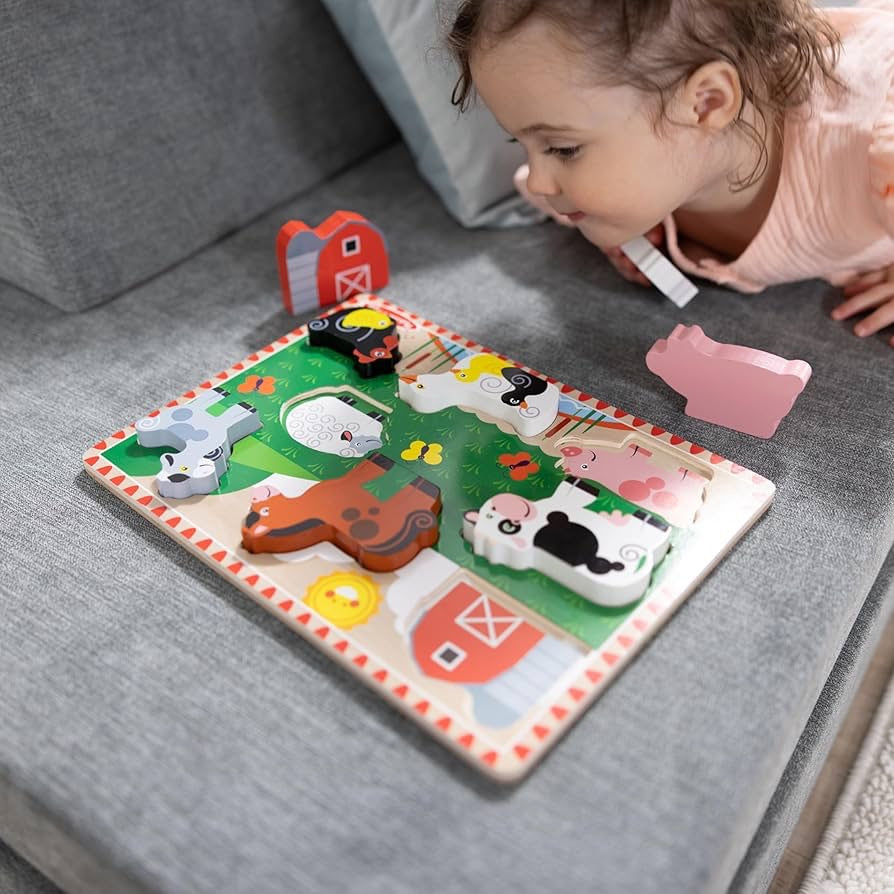 Melissa & Doug FARM chunky puzzle - Fresh Start