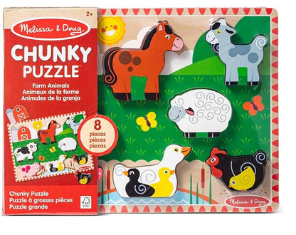 Melissa & Doug FARM chunky puzzle - Fresh Start