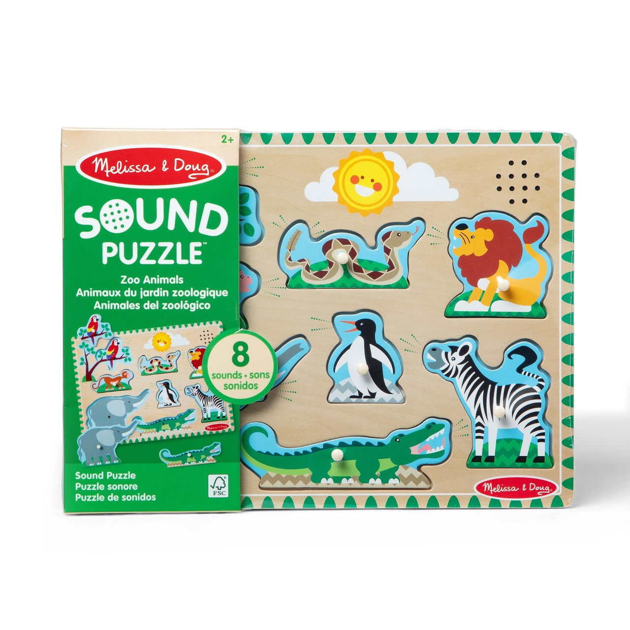 Melissa & Doug SOUND PUZZLE - ZOO ANIMALS