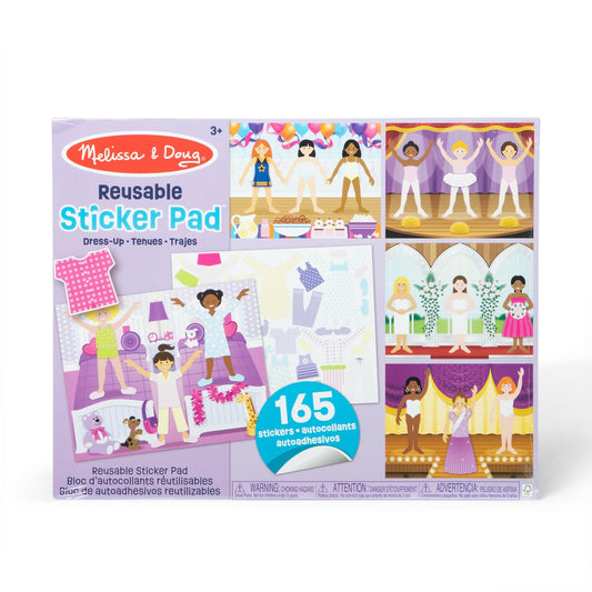 Melissa & Doug Reusable Sticker Pad - Dress-Up