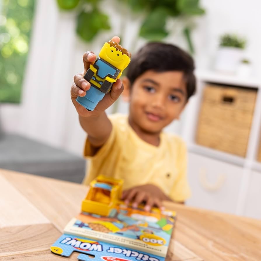 Melissa & Doug - Sticker WOW! Activity Pad + Stamp Set | Bulldozer Melissa & Doug - Sticker WOW! Activity Pad + Stamp Set | Bulldozer