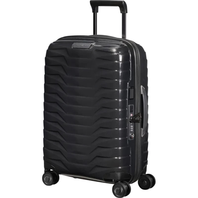 Samsonite - Proxis 55cm Expandable Cabin Spinner Black | Cabin Samsonite - Proxis 55cm Expandable Cabin Spinner Black | Cabin