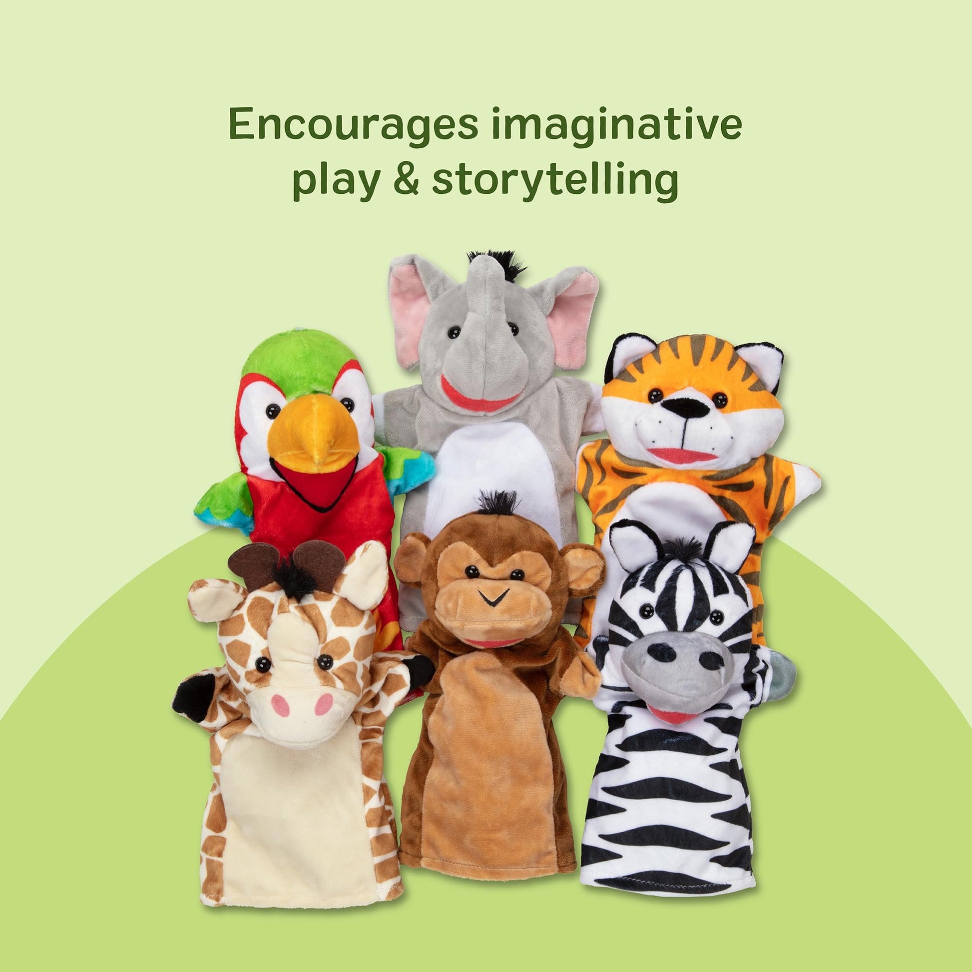 Melissa & Doug - Safari Puppet Set Melissa & Doug - Safari Puppet Set