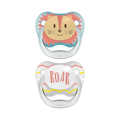 Dr. Brown's - PreVent Pacifier | Stage 1 | 0-6m | 2-Pack | Lion