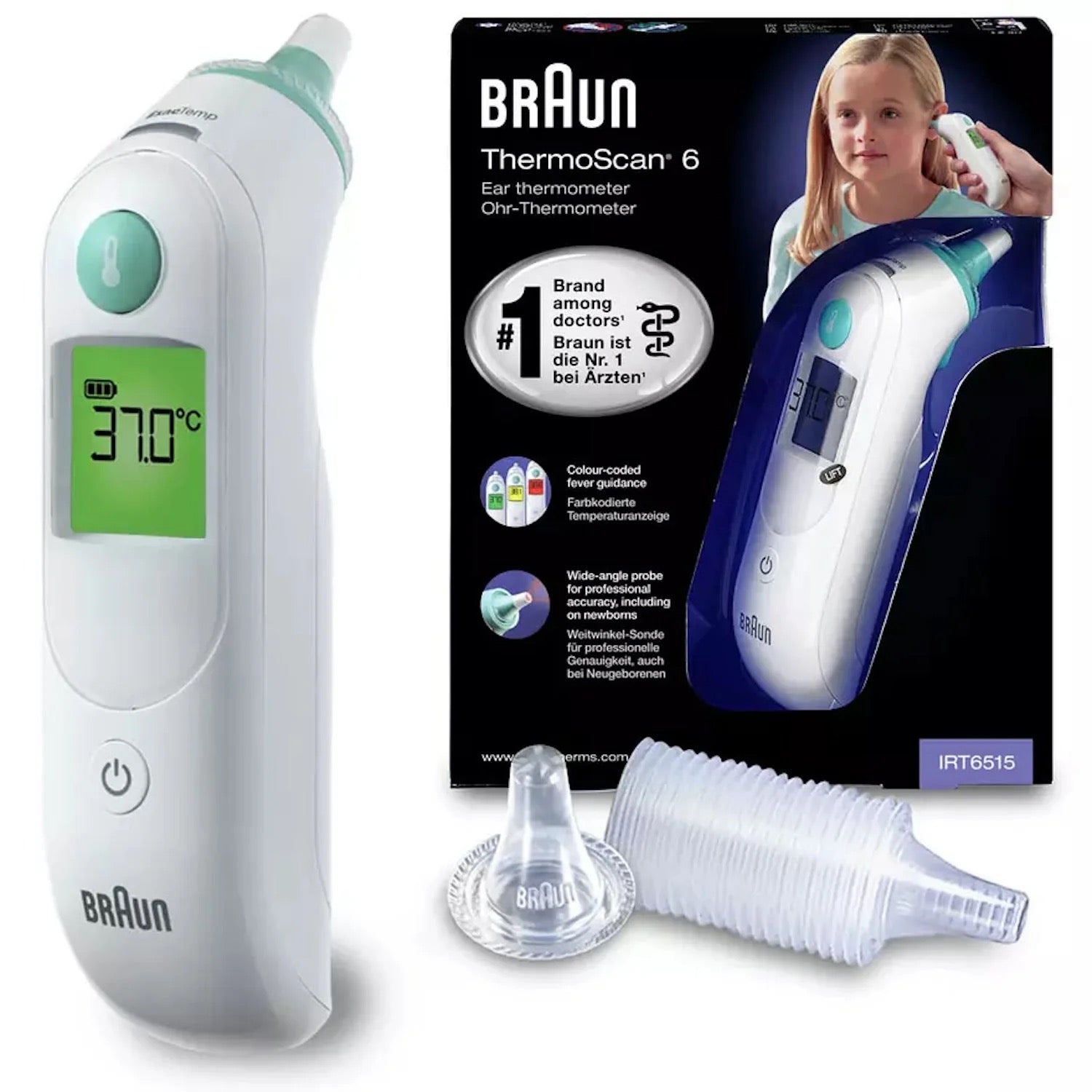 Braun - ThermoScan 6 Ear Thermometer | IRT6515 Braun - ThermoScan 6 Ear Thermometer | IRT6515