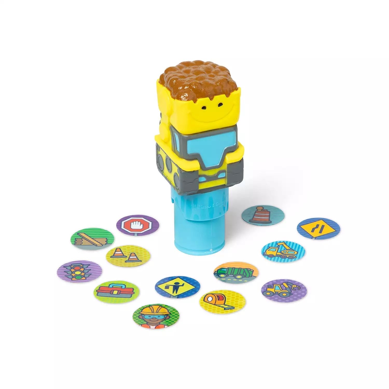 Melissa & Doug - Sticker WOW! Activity Pad + Stamp Set | Bulldozer Melissa & Doug - Sticker WOW! Activity Pad + Stamp Set | Bulldozer