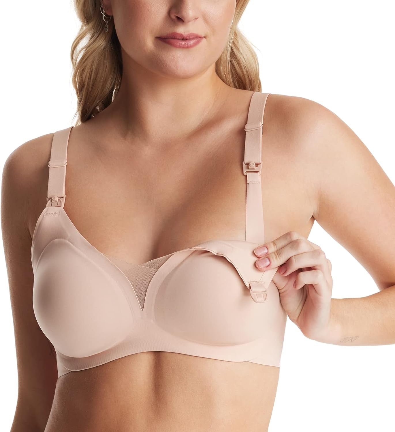 Momcozy - Seamless Nursing Bra | Beige