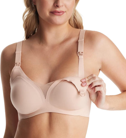 Momcozy - Seamless Nursing Bra | Beige