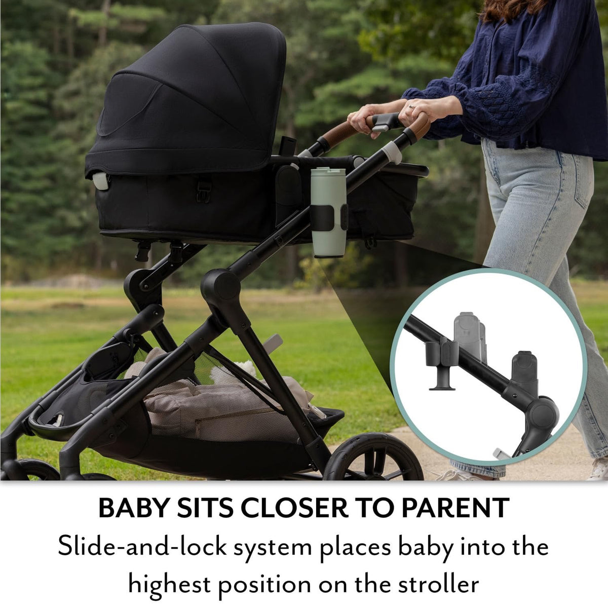 Evenflo - Pivot Xpand NXT Modular Stroller | Coal Black