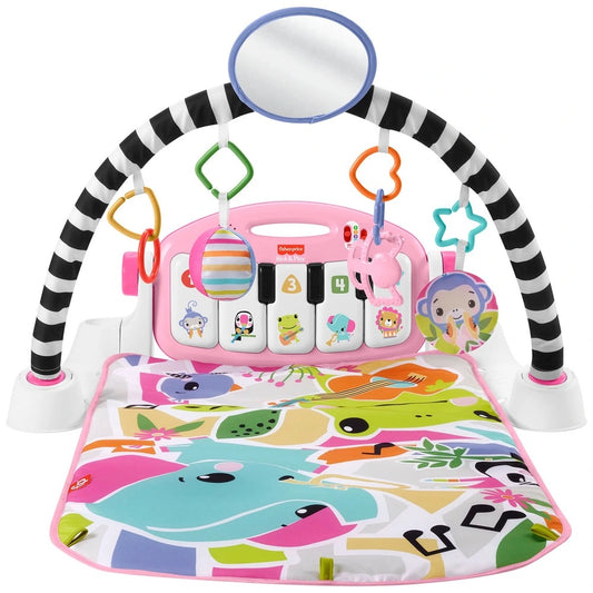 Fisher-Price - Glow & Grow Kick & Play Piano Gym | Pink