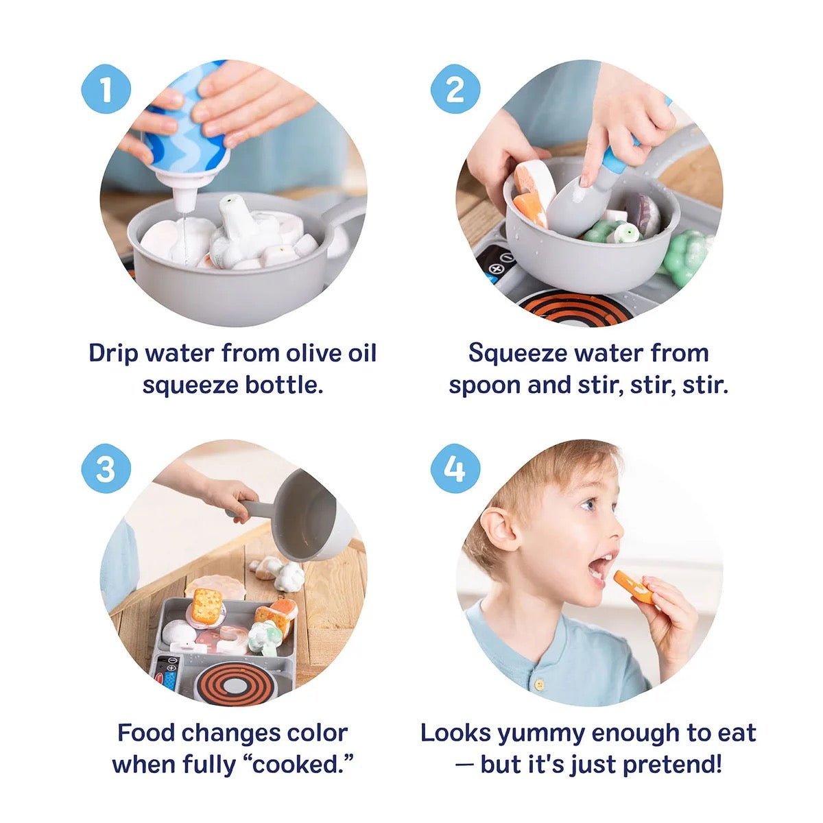 Melissa & Doug - Water Wow! Pretend Play Stir & Simmer Play Set Melissa & Doug - Water Wow! Pretend Play Stir & Simmer Play Set