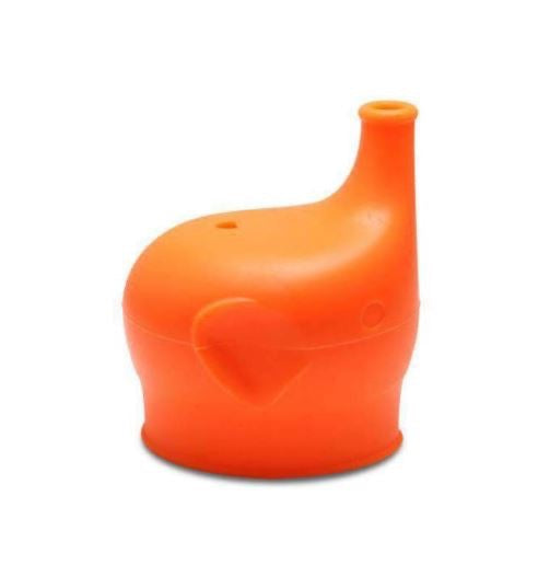 Haakaa - Haakaa Silicone Sippy Top Elephant | Orange Haakaa - Haakaa Silicone Sippy Top Elephant | Orange
