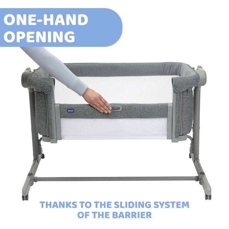 Chicco - Magic NEXT2ME EVO CO-SLEEPING CRIB | Grey Mist Chicco - Magic NEXT2ME EVO CO-SLEEPING CRIB | Grey Mist