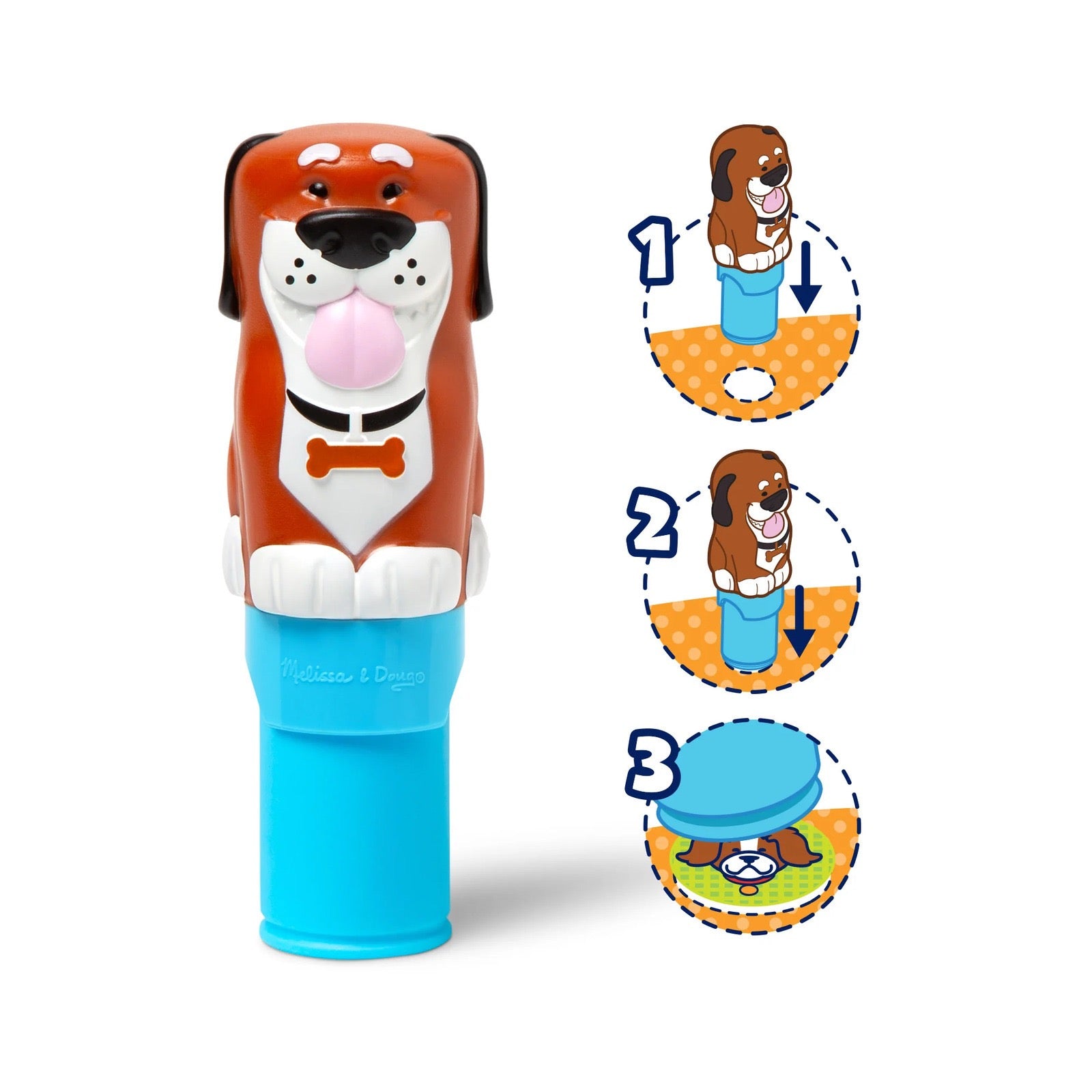 Melissa & Doug - Sticker WOW! Activity Pad + Stamp Set | Dog Melissa & Doug - Sticker WOW! Activity Pad + Stamp Set | Dog