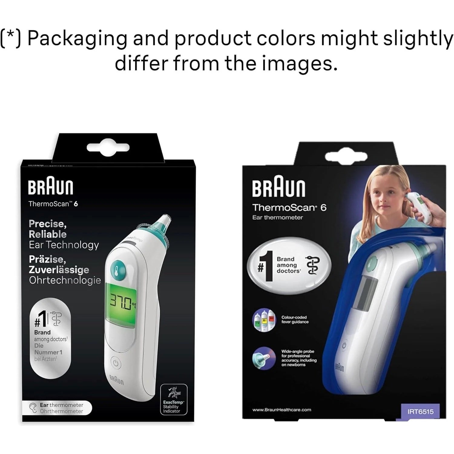 Braun - ThermoScan 6 Ear Thermometer | IRT6515 Braun - ThermoScan 6 Ear Thermometer | IRT6515