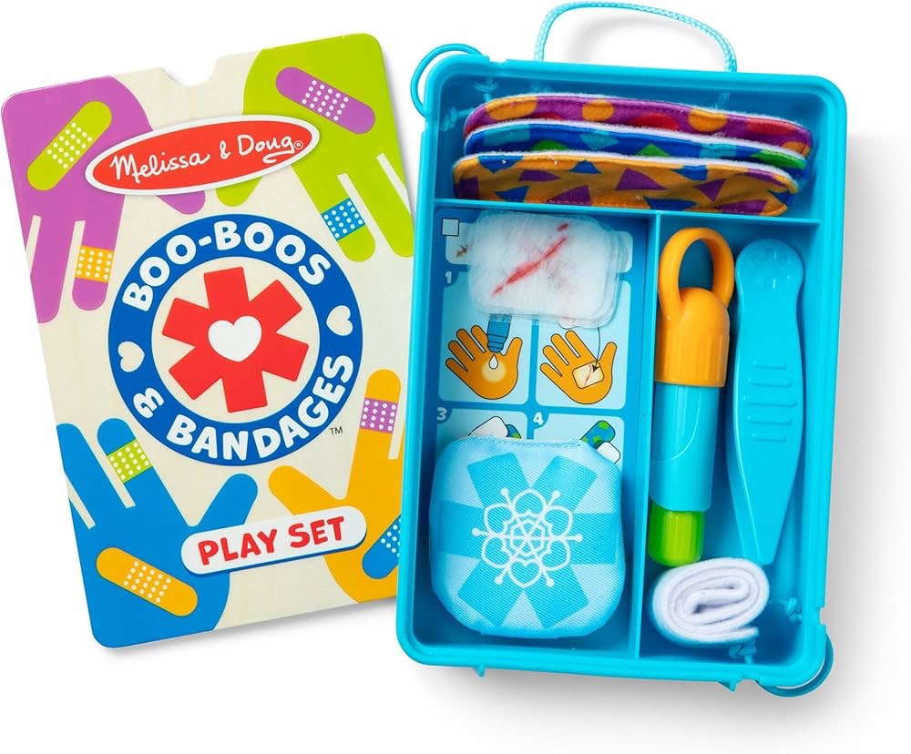 Melissa & Doug - Boo-Boos & Bandages Reusable Play Set Melissa & Doug - Boo-Boos & Bandages Reusable Play Set