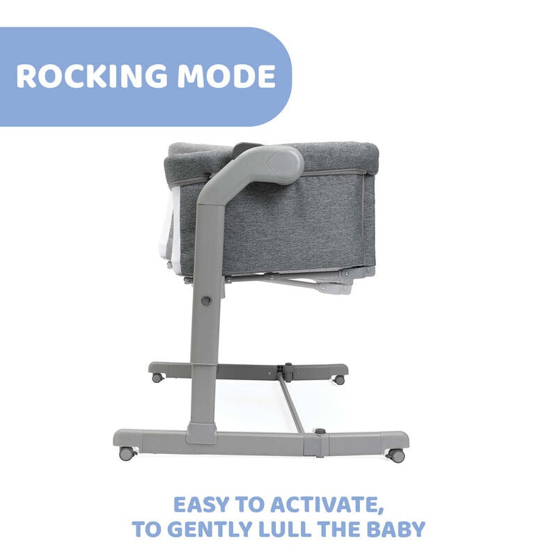 Chicco - Magic NEXT2ME EVO CO-SLEEPING CRIB | Grey Mist Chicco - Magic NEXT2ME EVO CO-SLEEPING CRIB | Grey Mist