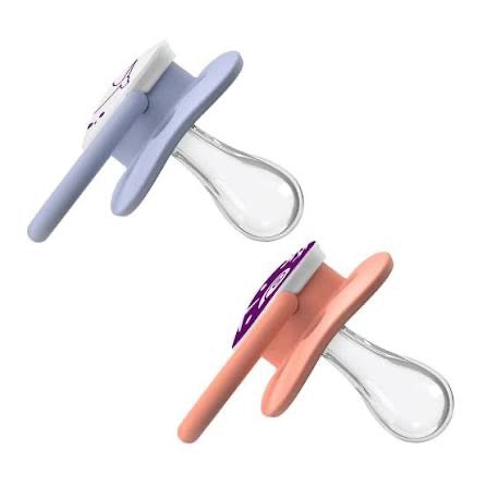 Dr. Brown's - Advantage Pacifier | Stage 1 | 0-6m | Glow in the Dark | 2-Pack