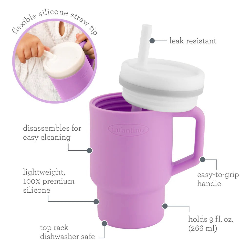 Infantino - My 1st Tumbler | 265ml | Lilac Infantino - My 1st Tumbler | 265ml | Lilac
