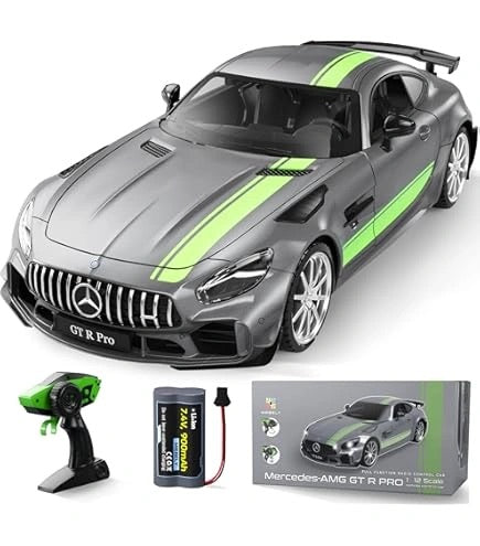 Mecedes Benz - GTR Remote Control Car | 1:12 Scale Replica | Grey Mecedes Benz - GTR Remote Control Car | 1:12 Scale Replica | Grey