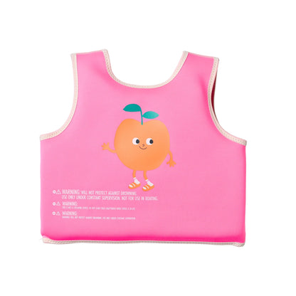 SUNNYLiFE - Float Vest | Poppy the Peach Neon Pink | 3-6Y