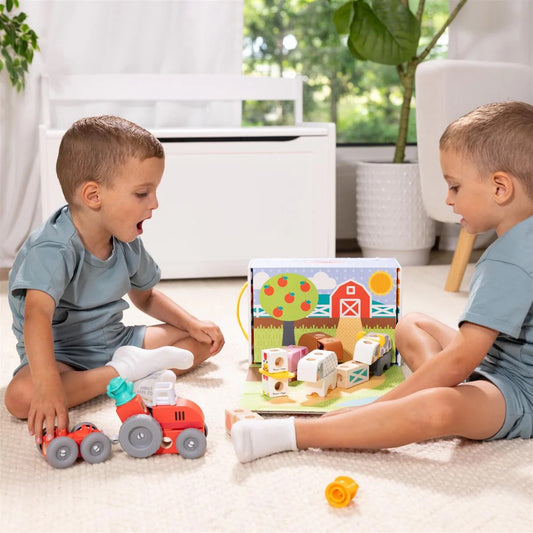 Melissa & Doug Blockables Farm Building Set 56pc 1-6Y — BambiniJO Jordan