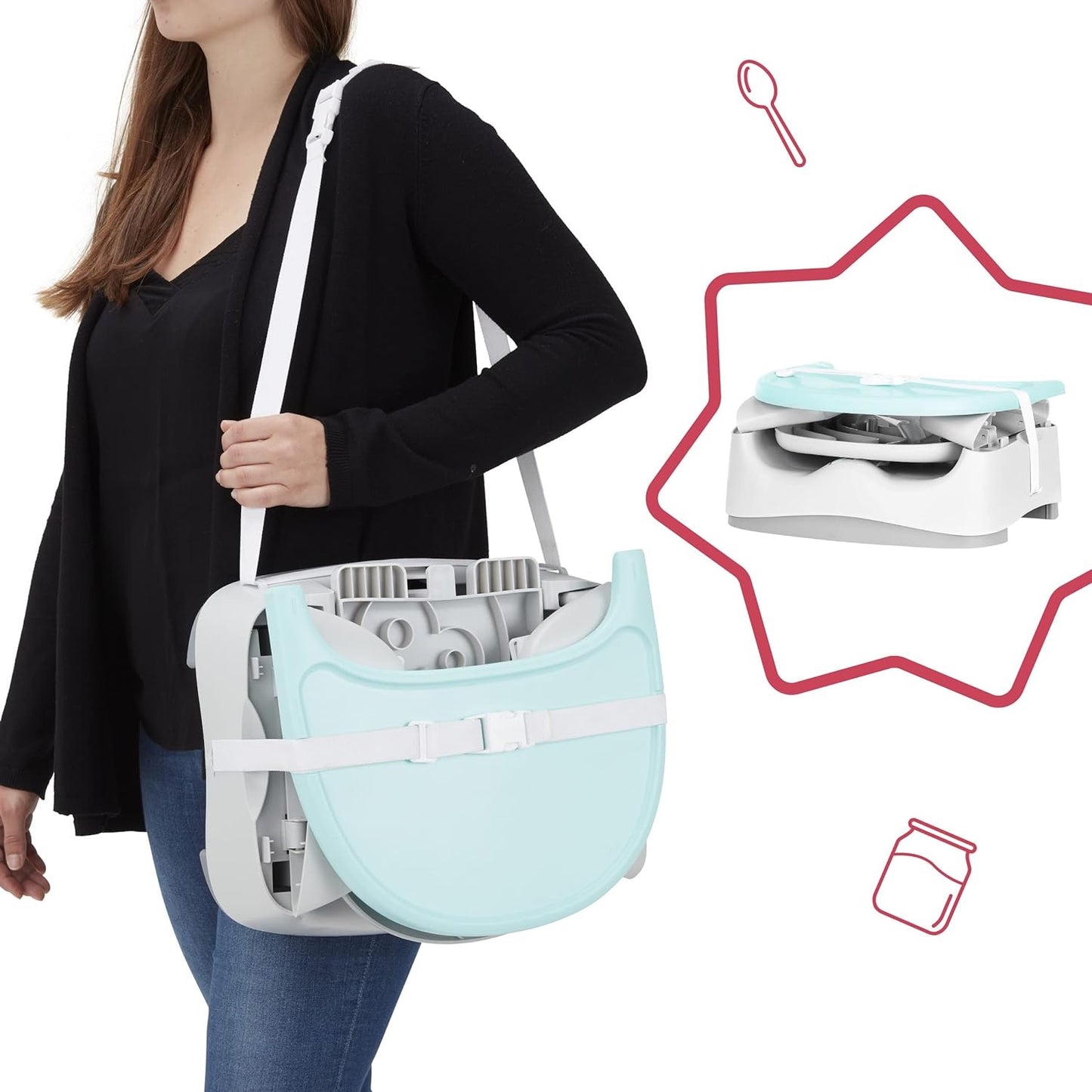 Babymoov - Trendy Meal Booster Seat | 6-36M