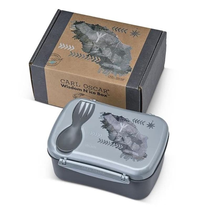 Carl Oscar - Wisdom N'ice Box Lunch box with Cooling Pack | Grey Strength Carl Oscar - Wisdom N'ice Box Lunch box with Cooling Pack | Grey Strength
