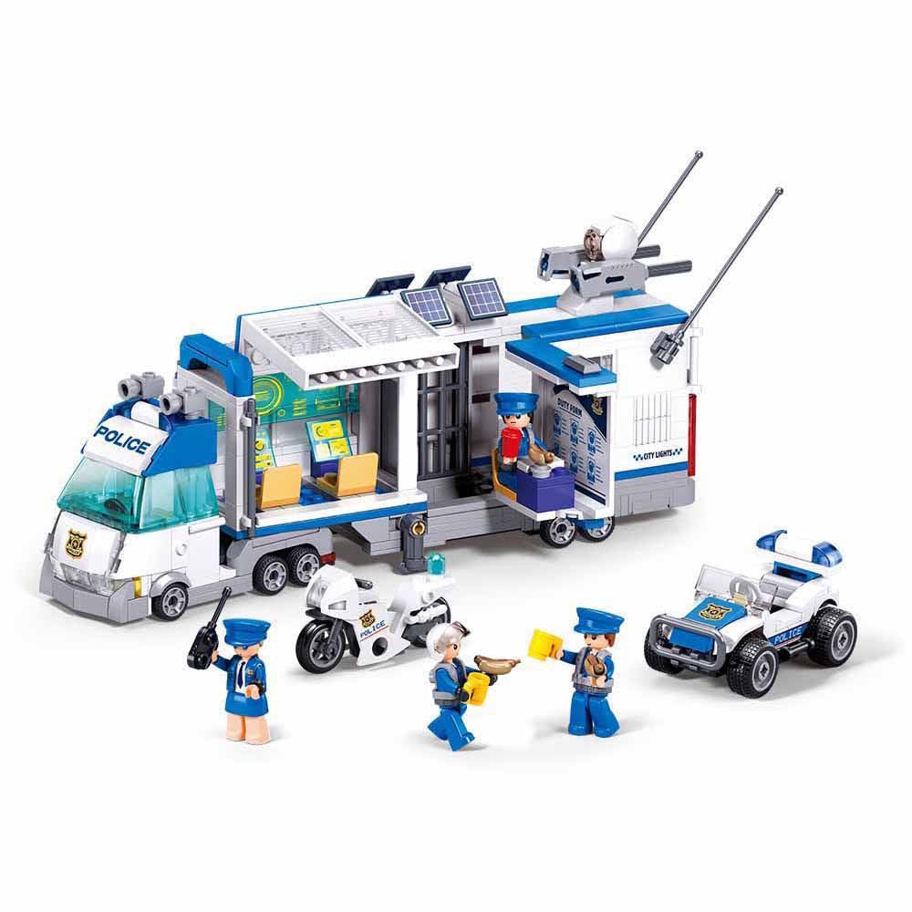 Sluban - Metropolis Police – Invasion Command Vehicle Pull Back | 6Y+ Sluban - Metropolis Police – Invasion Command Vehicle Pull Back | 6Y+