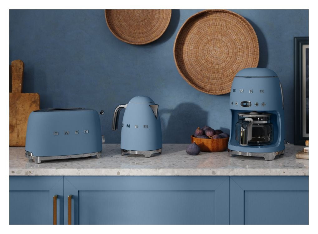 Smeg - Electric Kettle |  50's Style Aesthetic | 1.7L | Storm Blue