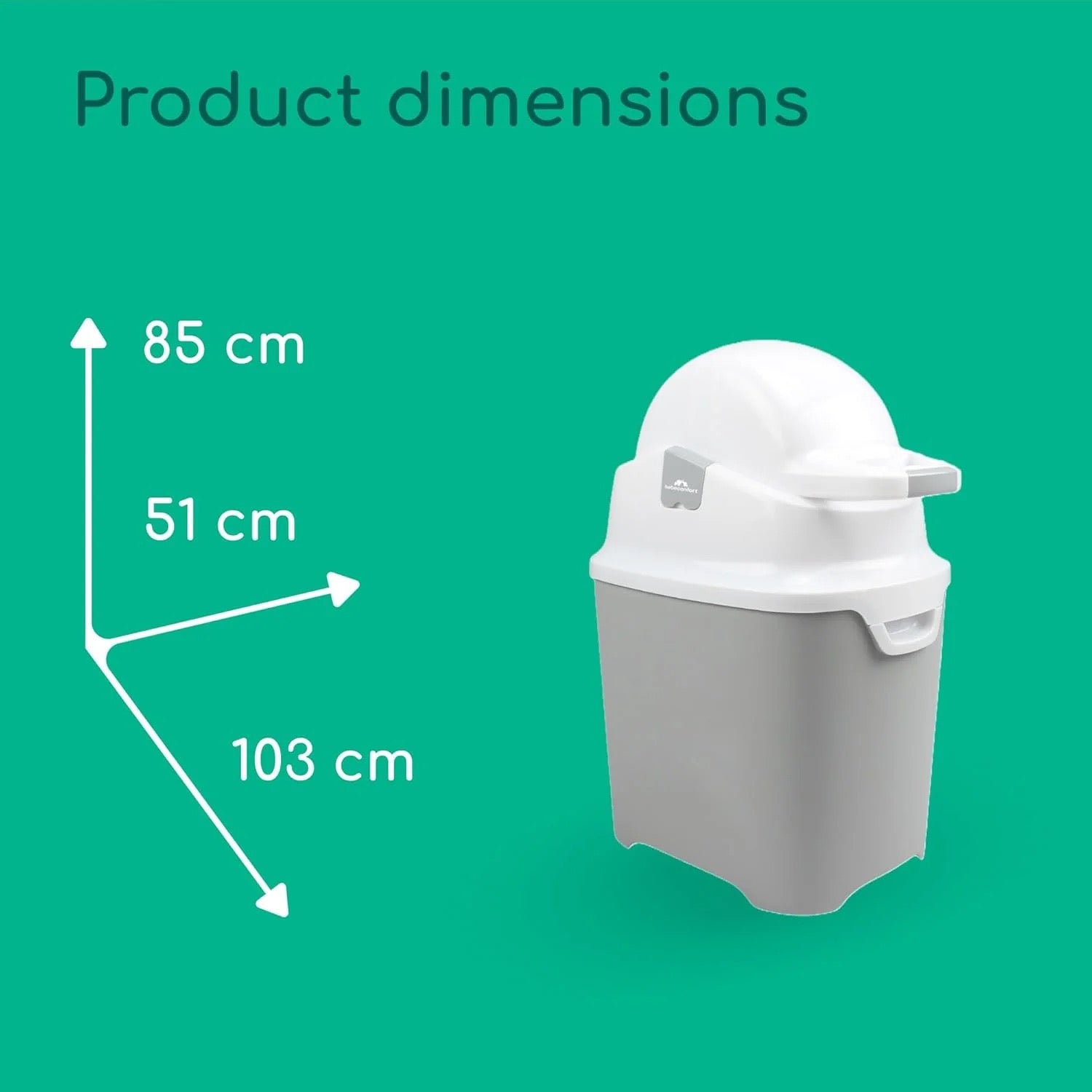 Bebe Confort - Odor Control Diaper Bin | Size L Bebe Confort - Odor Control Diaper Bin | Size L