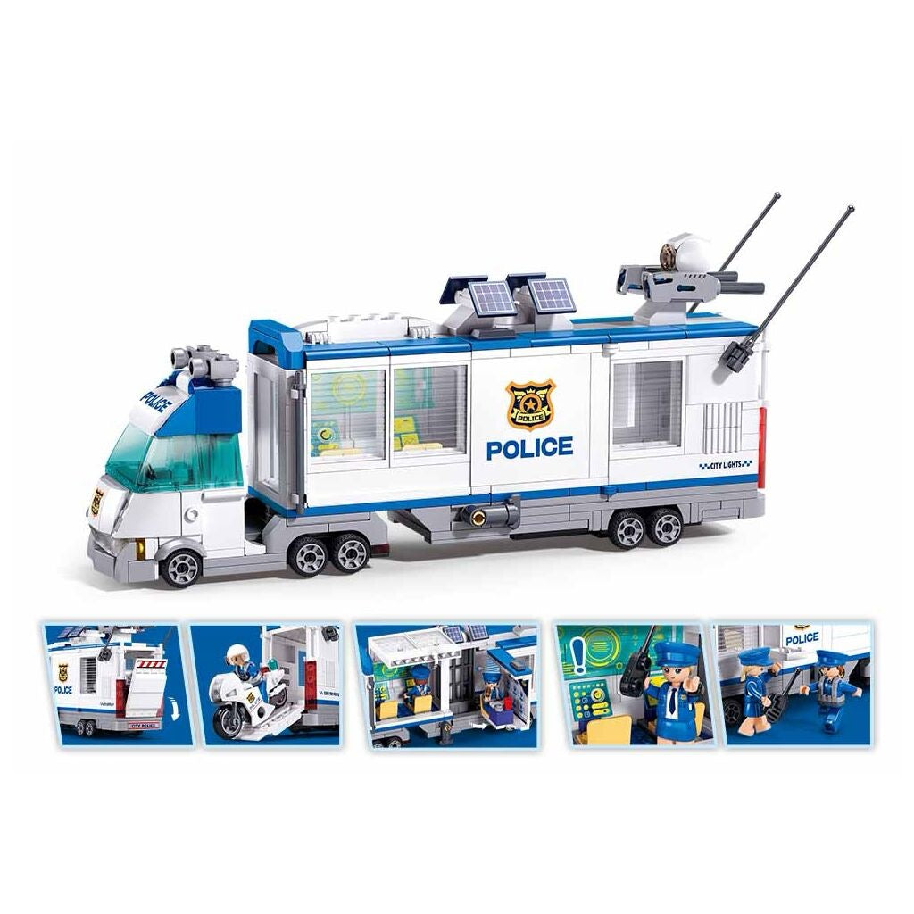 Sluban - Metropolis Police – Invasion Command Vehicle Pull Back | 6Y+ Sluban - Metropolis Police – Invasion Command Vehicle Pull Back | 6Y+