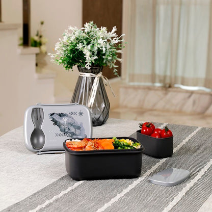 Carl Oscar - Wisdom N'ice Box Lunch box with Cooling Pack | Grey Strength