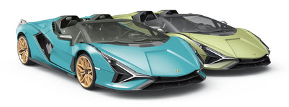 Lamborghini - Sian Roadster Remote Control Car | 1:12 Scale Replica | Green