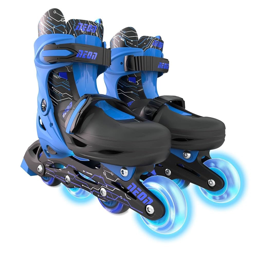 Yvolution - Neon Combo Skates 2-in-1 | Blue | 3-6 Years Yvolution - Neon Combo Skates 2-in-1 | Blue | 3-6 Years